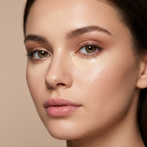 Model wearing Viviana Concealer shade 1