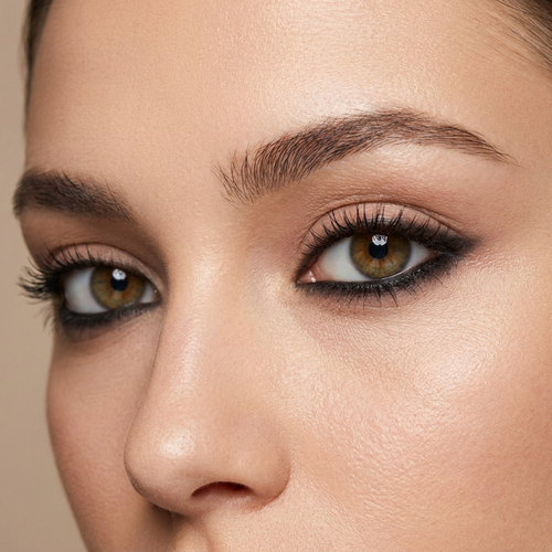 Model wearing Viviana EyeLiner Pencil shade 101