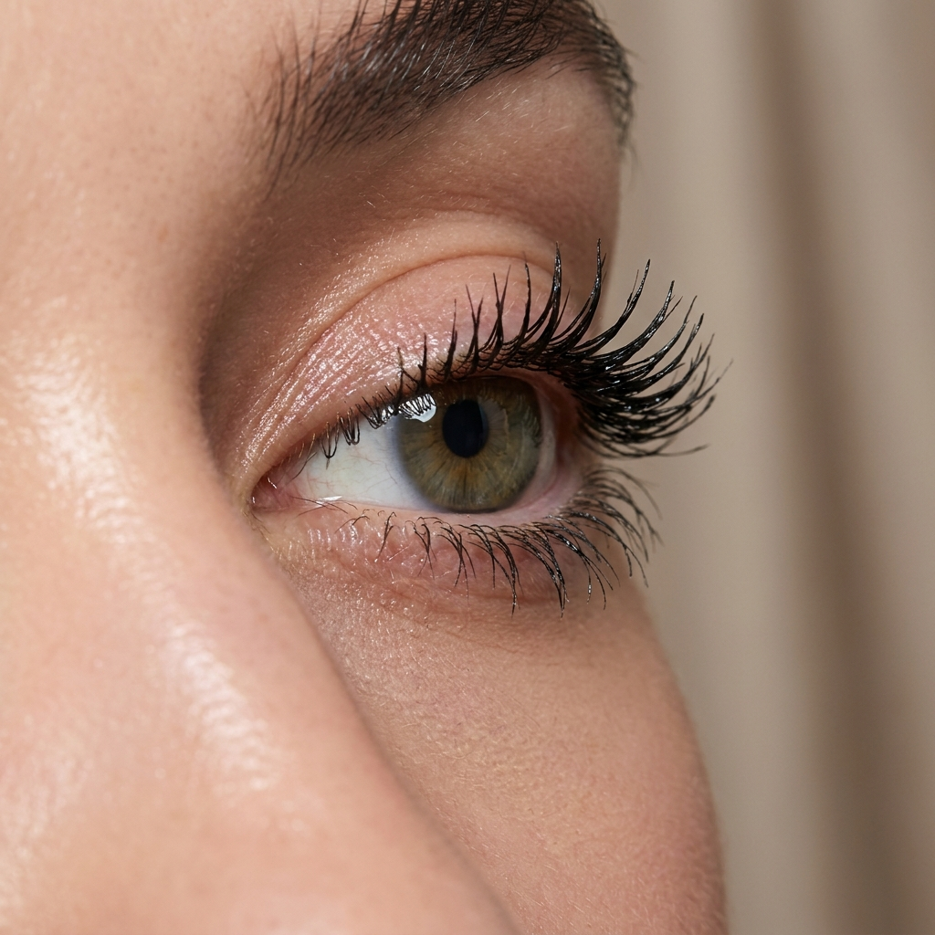 Model wearing Viviana Fantastic Thick Lashes Mascara